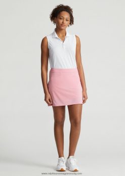 hátul redőzött sztreccs skort 2680489394 nők Ralph Lauren rózsaszín flamingó