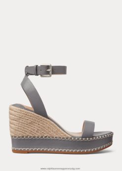 hilarie bőr espadrille 2680485038 nők Ralph Lauren óceán