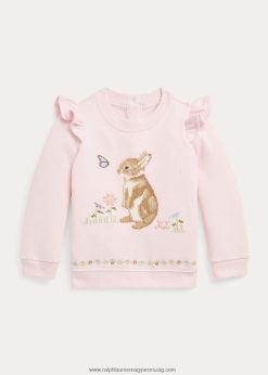 holdújévi nyuszi gyapjú pulóver 2680487979 baba Ralph Lauren csipetnyi rózsaszín