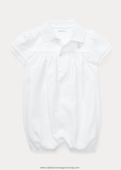 interlock buborék shortall 2680487670 baba Ralph Lauren fehér