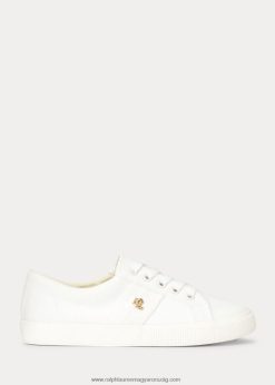 janson ii vászon tornacipő 2680485085 nők Ralph Lauren fehér