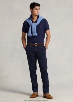 jarrett stretch slim fit szatén nadrág 268048666 férfiak Ralph Lauren repülő haditengerészet