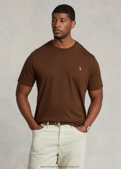 jersey crewneck póló 2680488709 férfiak Ralph Lauren ág barna