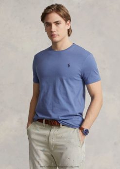 jersey crewneck póló-mindenhez passzol 268048173 férfiak Ralph Lauren nimes kék