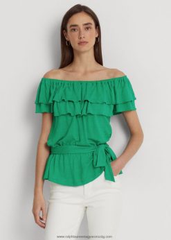jersey felső 2680483856 nők Ralph Lauren pálmafa levél