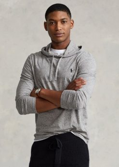 jersey kapucnis póló 268048306 férfiak Ralph Lauren sötét évjáratú hanga