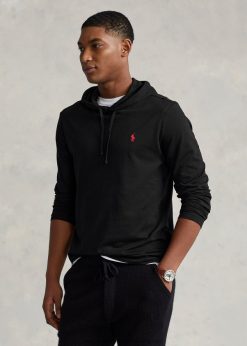 jersey kapucnis póló 268048307 férfiak Ralph Lauren fekete