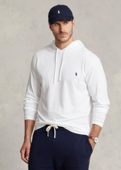 jersey kapucnis póló 2680488400 férfiak Ralph Lauren fehér