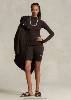 jersey kerékpár rövid 2680483039 nők Ralph Lauren antik barna