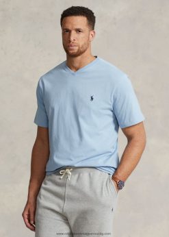 jersey V-nyakú póló 2680481414 férfiak Ralph Lauren birtok kék