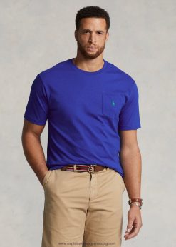 jersey zsebes póló 2680481855 férfiak Ralph Lauren zafír csillag