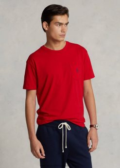 jersey zsebes póló-mindenhez passzol 268048241 férfiak Ralph Lauren 2000 rl piros