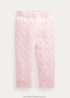 kábel kötésű kasmír nadrág 2680488298 baba Ralph Lauren reggel rózsaszín