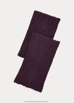 kábel kötésű kasmír sál 2680482793 férfiak Ralph Lauren kastély lila
