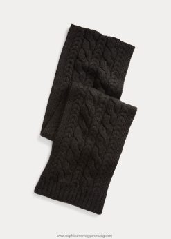 kábel kötésű kasmír sál 2680489005 férfiak Ralph Lauren faszén