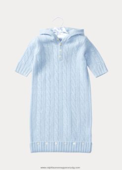 kábel kötésű kasmír sármány 2680487754 baba Ralph Lauren gyöngyház kék