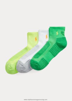 kalandtechnikai negyed zokni 3 db 2680482317 férfiak Ralph Lauren neon