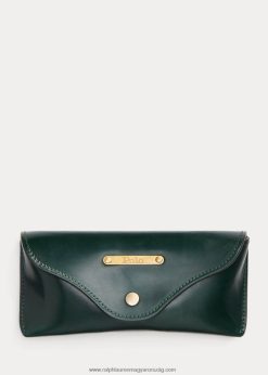 kantáros bőr szemüvegtok 2680482477 férfiak Ralph Lauren brit versenyzöld