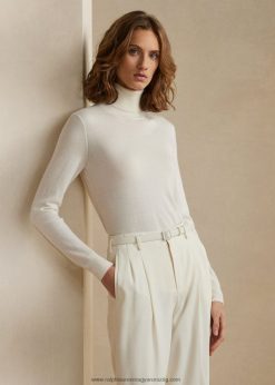 kasmír garbó 2680483528 nők Ralph Lauren lux krém