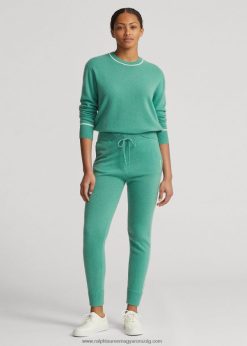 kasmír jogger nadrág 2680483743 nők Ralph Lauren tutaj zöld