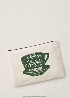 kávés cipzáras tasak 2680482711 egynemű Ralph Lauren fehér/zöld multi