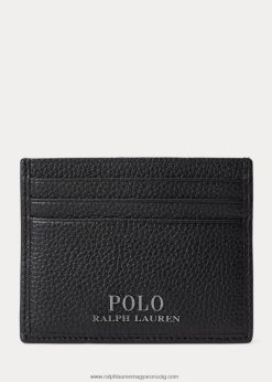 kavicsos bőr kártyatok 2680482574 férfiak Ralph Lauren fekete