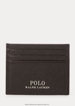 kavicsos bőr kártyatok 2680482575 férfiak Ralph Lauren sötétbarna