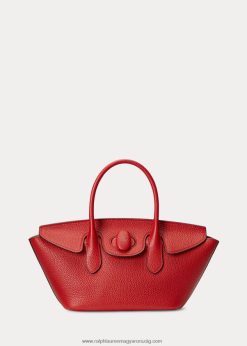 kavicsos bőr közepes bellport táska 2680485226 nők Ralph Lauren rubin