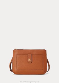 kavicsos bőr közepes jamey crossbody 2680485400 nők Ralph Lauren Cser