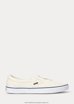 keaton polo bear bebújós tornacipő 2680482025 férfiak Ralph Lauren pergamen krém