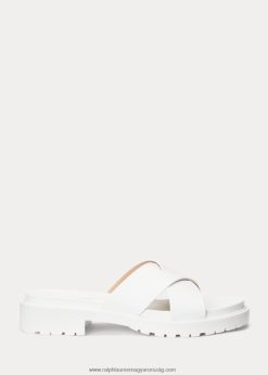 kelsie nappa bőr szandál 2680489596 nők Ralph Lauren hófehér