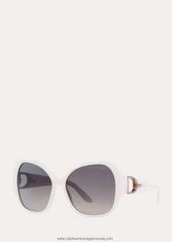 kengyel pave napszemüveg 2680485583 nők Ralph Lauren fényes törtfehér