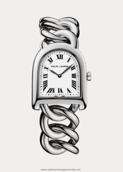 kis láncszem acél 2680482847 nők Ralph Lauren fehér tárcsalink