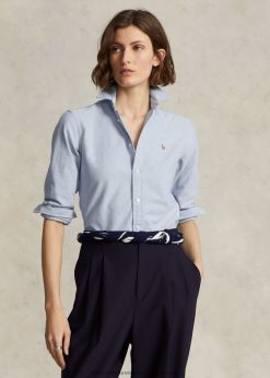klasszikus szabású oxford ing 2680483146 nők Ralph Lauren kék