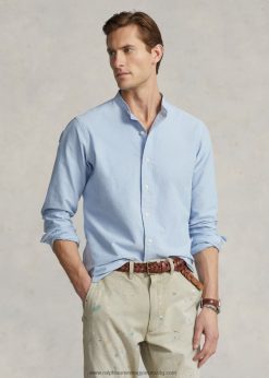 klasszikus szabású oxford ing 268048761 férfiak Ralph Lauren kék