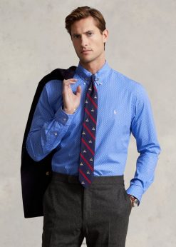 klasszikus szabású sztreccs poplin ing 2680481125 férfiak Ralph Lauren több