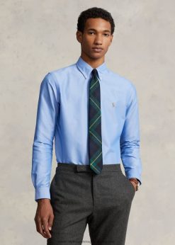 klasszikus szabású teljesítményű oxford ing 268048790 férfiak Ralph Lauren kék