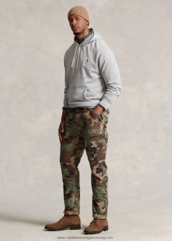 klasszikus szabású vászon cargo nadrág 2680481394 férfiak Ralph Lauren felesleges camo