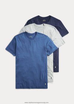 Klasszikus wicking crew alsóing 3 részes kiszerelésben 268048223 férfiak Ralph Lauren kék válogatott
