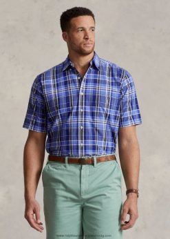 kockás oxford ing 26804847 férfiak Ralph Lauren kék multi