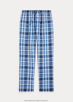 kockás pizsamanadrág 268048705 férfiak Ralph Lauren monroe pléd