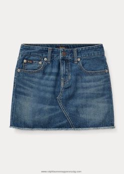 kopott pamut farmerszoknya 2680487178 gyerekek Ralph Lauren bálák mosás