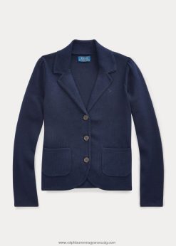 kötött pamut blézer 2680487233 gyerekek Ralph Lauren rl haditengerészet
