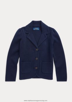 kötött pamutkeverék blézer 2680486918 gyerekek Ralph Lauren rl haditengerészet