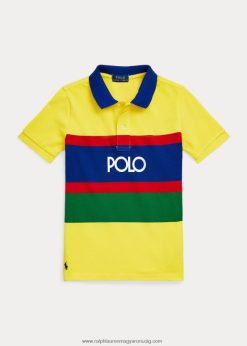logós csíkos pamuthálós pólóing 2680489777 gyerekek Ralph Lauren citromtörő multi