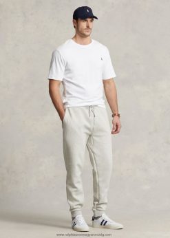 logós dombornyomású dupla kötésű jogger nadrág 2680481369 férfiak Ralph Lauren könnyű sport hanga