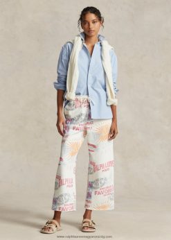 logós grafikus polár sportos bokanadrág 2680489196 nők Ralph Lauren nevis