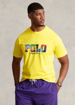 logós jersey póló 2680481561 férfiak Ralph Lauren citromzúzás