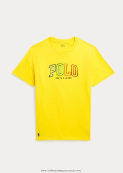 logós pamut dzsörzé póló 2680486561 gyerekek Ralph Lauren citromzúzás