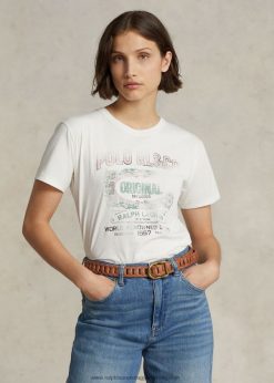 logós pamutdzsörzé póló 2680483153 nők Ralph Lauren nevis